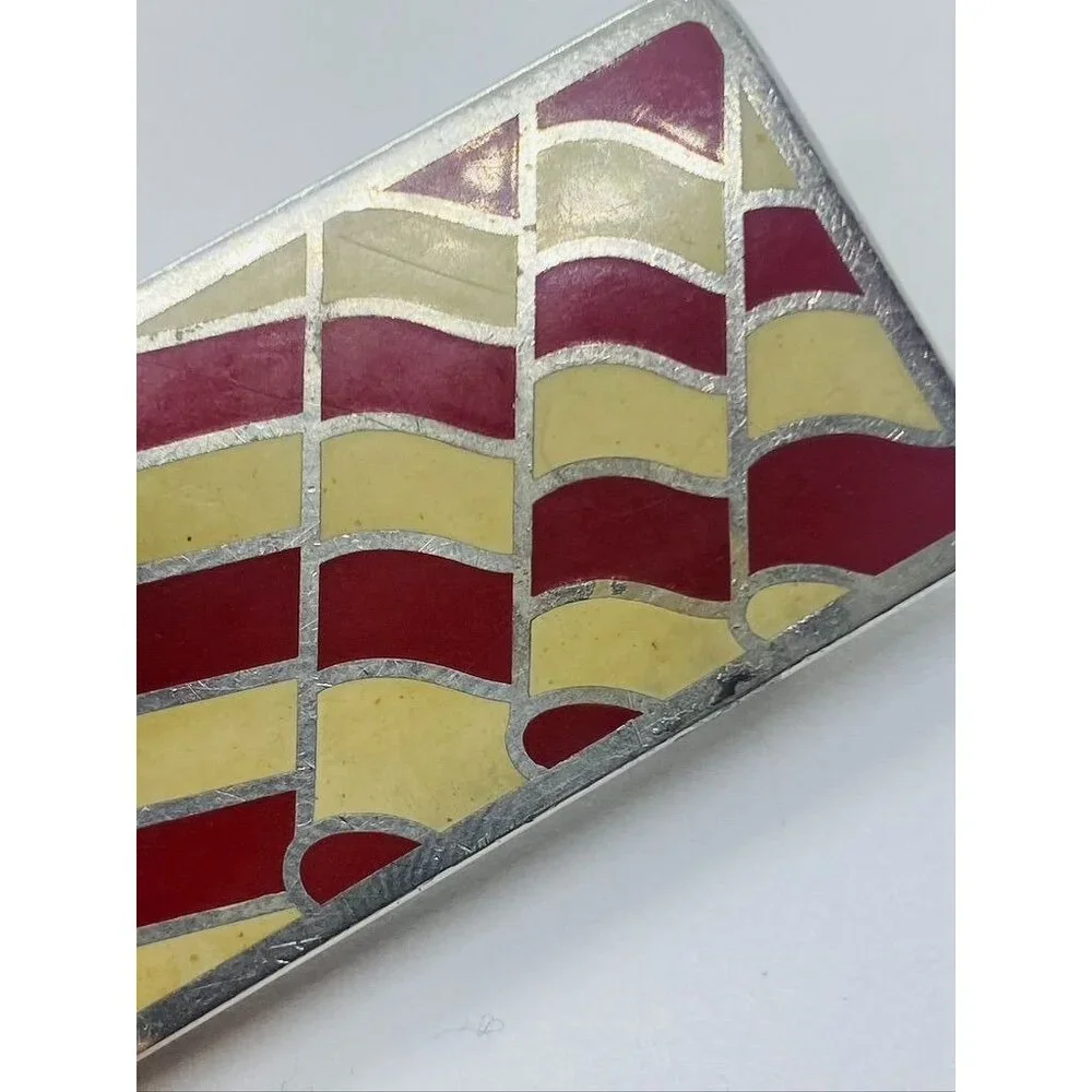 Tiffany Co Money Clip American Flag 52mm x 24mm 1994 Sterling Silver 925